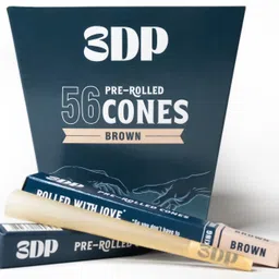 3dp PRE ROLLED CONES BROWN KING SIZE 109mm 13 gsm Transparent Paper-picture-21