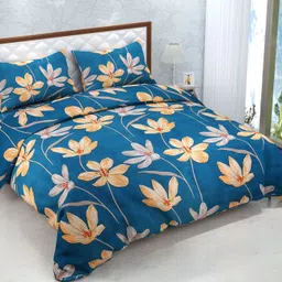 aciloc Cotton Double Flat 240 TC Printed Bedsheet image 3