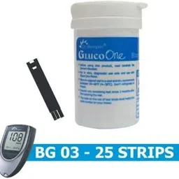 Dr. Morepen BG03 Blood Glucose Test Strips 1X 25 Glucometer Strips image 4