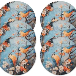 smartfab Round Pack of 6 Table Placemat image 1