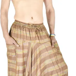 whitewhale Striped Cotton Women Harem Pants image 5