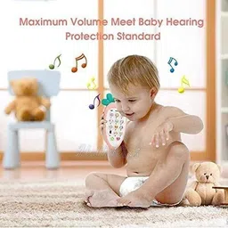 galactic Smart Phone Cordless Feature Mobile Phone Toys Mobile Phone for Kids Phone Small Phone Toy Musical Toys for Kids Smart Light (Rabbit Phone) multi color image 4