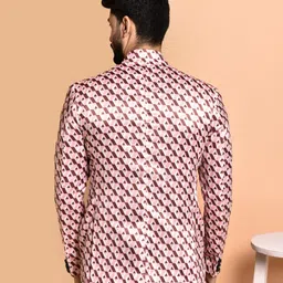metronaut Men Printed Single Breasted Casual Blazer image 2