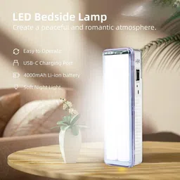 glowish SOLAR CHARGING SUPER BRIGHT SUPER GLOWING RECHRGEABLE LED TWIN TUBE LANTERN 6 hrs Lantern Emergency Light image 3