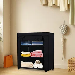 raxon world Small Cloths Wardrobe Carbon Steel Collapsible Wardrobe image 3