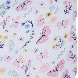 haus & kinder Baby muslin carrier nest cum sleeping bag, 0-12 Months - White Sleeping Bag image 4