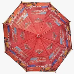 green bird Cartoon Print Automatic Open Kids Umbrella for Boys and Girls (P22) Umbrella image 1