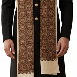MUFFLY Wool Embroidered Men Shawl-picture-24