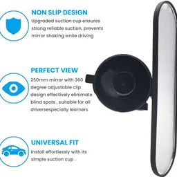 palay Manual Vanity Mirror For Universal For Car Universal For Car image 2