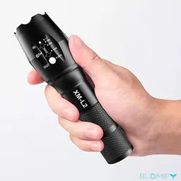bloomify SUPER POWER ALUMINIUM BODY FLASHLIGHT & TORCH 8 hrs Torch Emergency Light-picture-14