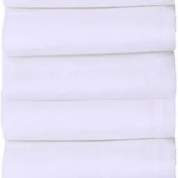 TrendZone White Pure White Men'S Rich Cotton Handkerchief   ["White"] Handkerchief-picture-22