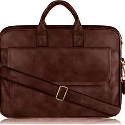 hvh world Matte Brown Color Faux Leather 9.44L Messenger Bag For Men HV-BG115 Messenger Bag-picture-32