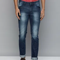 Flying Machine Men Dark Blue Skinny Fit Light Fade Stretchable Jeans-picture-33