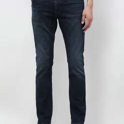 U.S. Polo Assn. Denim Co. Men Tapered Fit Mid-Rise Light Fade Stretchable Jeans image 5