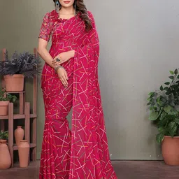 Moda Rapido Women Geometric Printed Saree-picture-35
