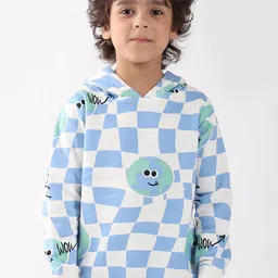 Anthrilo Boys Checked Hooded Long Sleeves Sweatshirt-picture-15