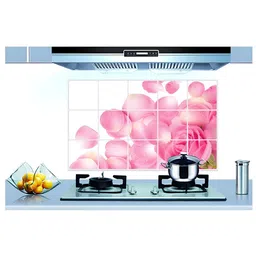 INDIAN ROYALS Pink Floaral Printed Self-Adhesive & Durable Wall Sticker-picture-22