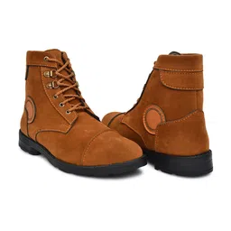 Killer Men Round Toe Laced Up Boots image 5