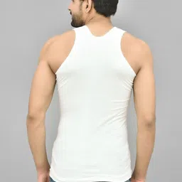 UNDERLOOP Pack Of 2 Pure Cotton Basic Vests wpktrn2-85 image 5