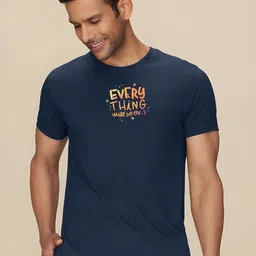 SZN Men Typography Printed T-shirt-image-90