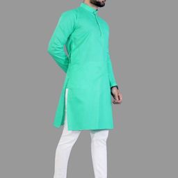 ANUJ FASHION Men Solid A-Line Kurtas-picture-46