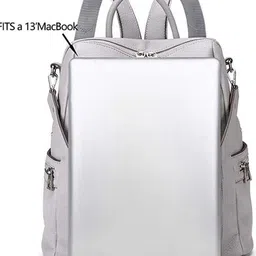 truearch Women Solid Ergonomic Straps Backpack image 2