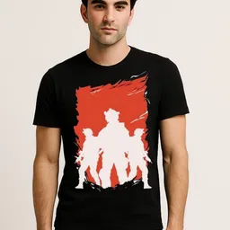 Be Crazy Men Graphic Printed Round Neck Cotton T-shirt-picture-39