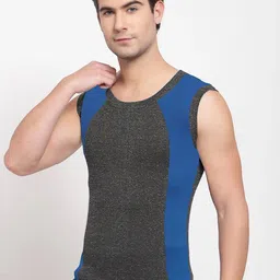 Sporto by Macho Men Pack Of 4 Cotton Colourblocked Gym Vest image 5