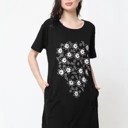 GLAMSYSTYLE Women Floral Printed Pockets 1 T-shirt-picture-40