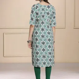 anouk rustic HERE&NOW Selection Of 3 Floral Printed Round Neck Straight Kurtas image 4