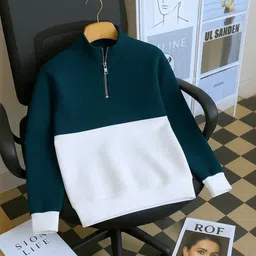 Try This Men Colourblocked High Neck 1 T-shirt-picture-21