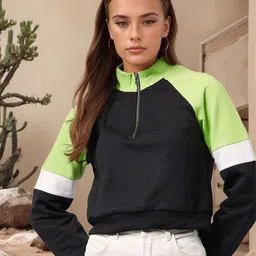 ZYNG Women Colourblocked Sweatshirt-image-58