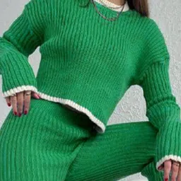 TRENBEE Striped Round Neck Top With Trousers Co-Ords image 3