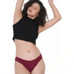 ORLIZEA Pack of 3 Women Low-Rise Cotton Blend Thongs image 3