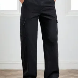 Stylecast X Kotty Men Regular Fit Mid-Rise Clean Look Stretchable Jeans-picture-31