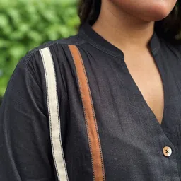 Minimul Mandarin Collar Top & Trousers Co-Ords image 5