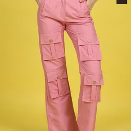 Cutiekins Girls Easy Wash Cargos Trousers-picture-58