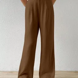 CORSICA Women Loose Fit High-Rise Trousers-picture-37