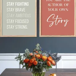 WALLLANE Brown Wood Wall Art-picture-37