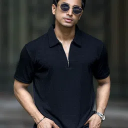 Maniac Men Polo Collar Slim Fit T-shirt-picture-25