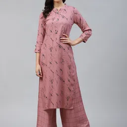 HIGHLIGHT FASHION EXPORT Women Printed Regular Kurta with Palazzos-picture-34