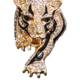 VOICI Unisex Gold-Toned Tiger Face Shaped Alloy Brooch-picture-38