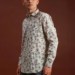 LIMEROAD Men Grey Shirts image 2