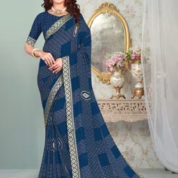 Reboot Fashions Pure Georgette Saree-picture-23