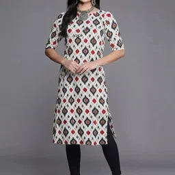 arangya Women Ethnic Motifs Printed Indie Prints Crepe Kurta image 3