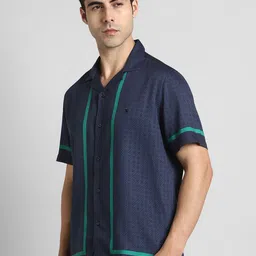 SIMON CARTER LONDON Printed Casual Shirt image 5