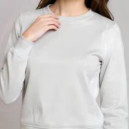 Calm Down Women Round Neck Long Sleeves Sweatshirt image 2
