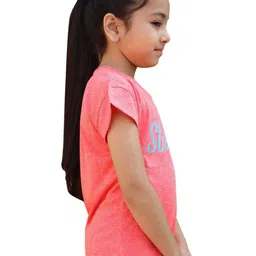 APPALUZO Girls Anti Static Typography Printed Round Neck Relaxed Fit T-shirt image 4