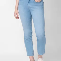 SPYKAR Women Slim Fit Mid-Rise Light Fade Stretchable Jeans-picture-26