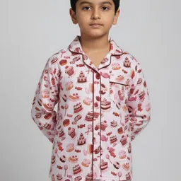 YK Boys Printed Night suit-picture-34